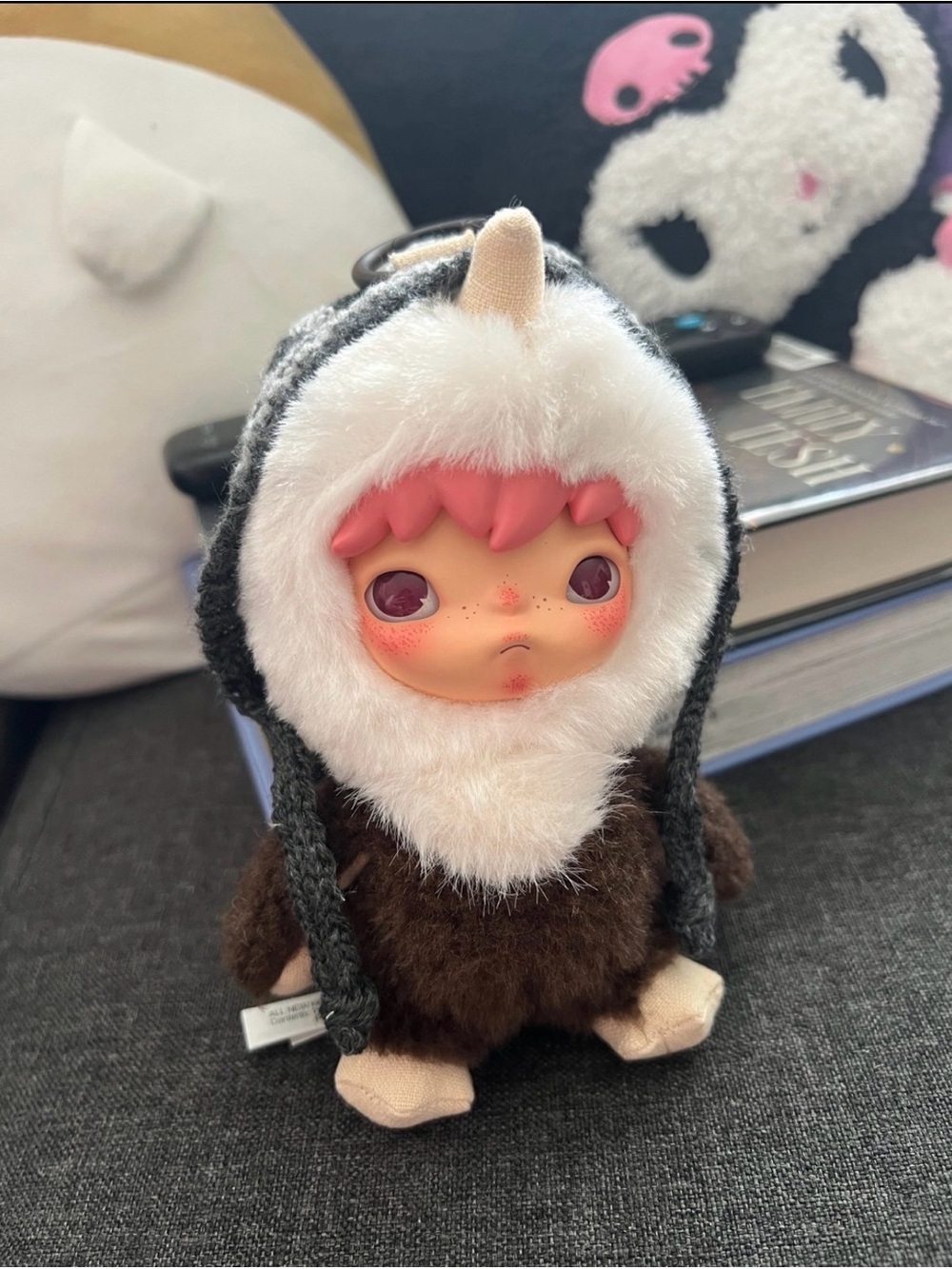 Hirono "Primordial Grace" plush pendant Pop Mart